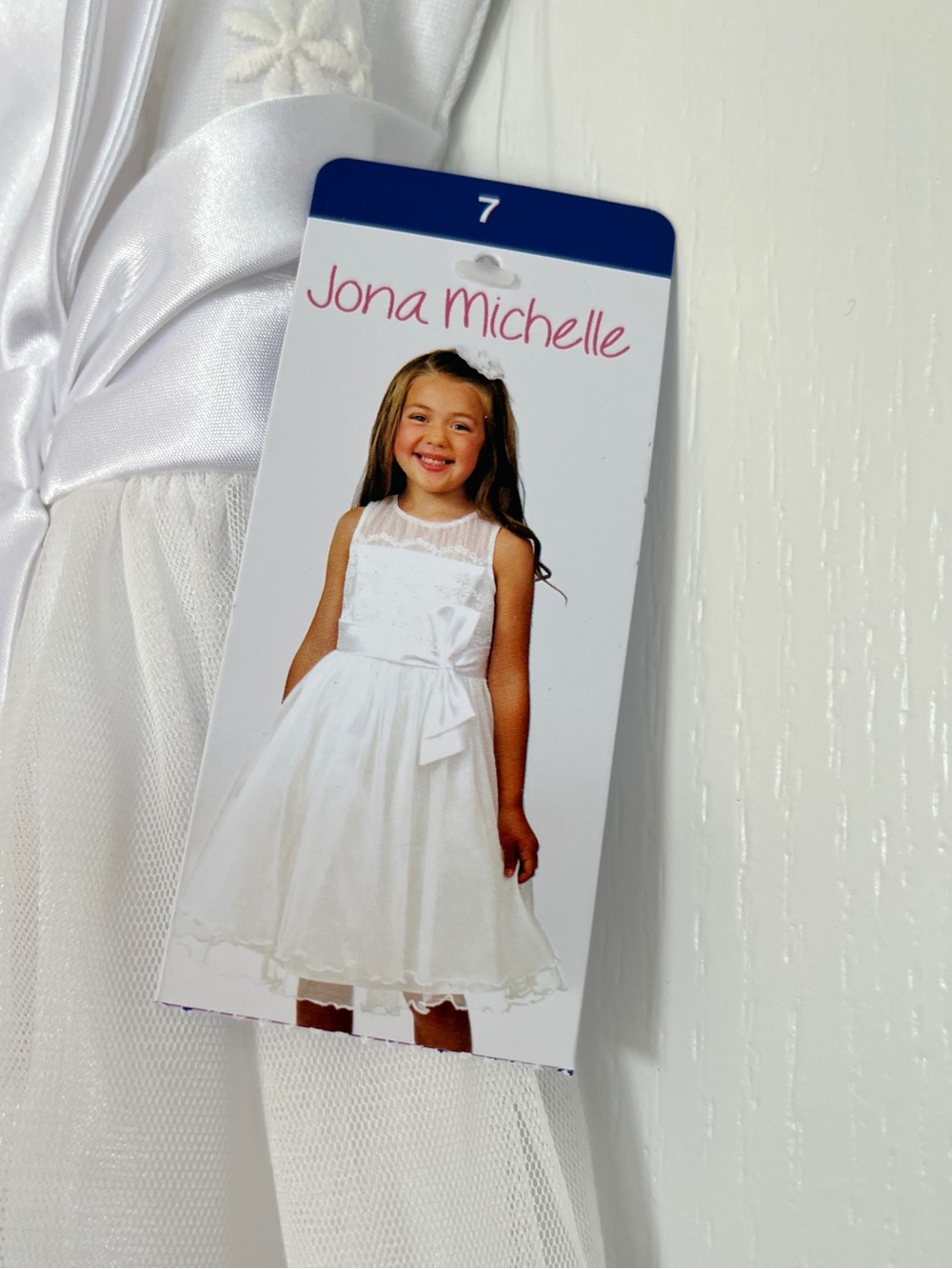 Brand new Jona Michelle girls white dress